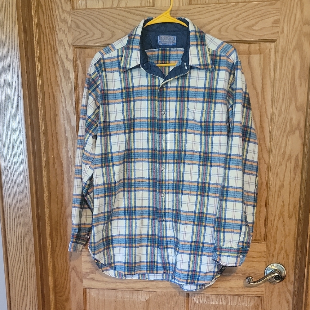 Vintage Wool Pendleton Wool Button Up